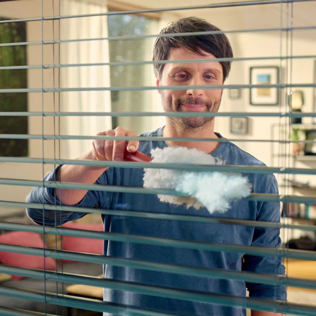 Vileda Flex&Catch prachová metla, s krátkou rukoväťou, 2 kazety v balení, protišmyková, flexibilná hlava, 179432