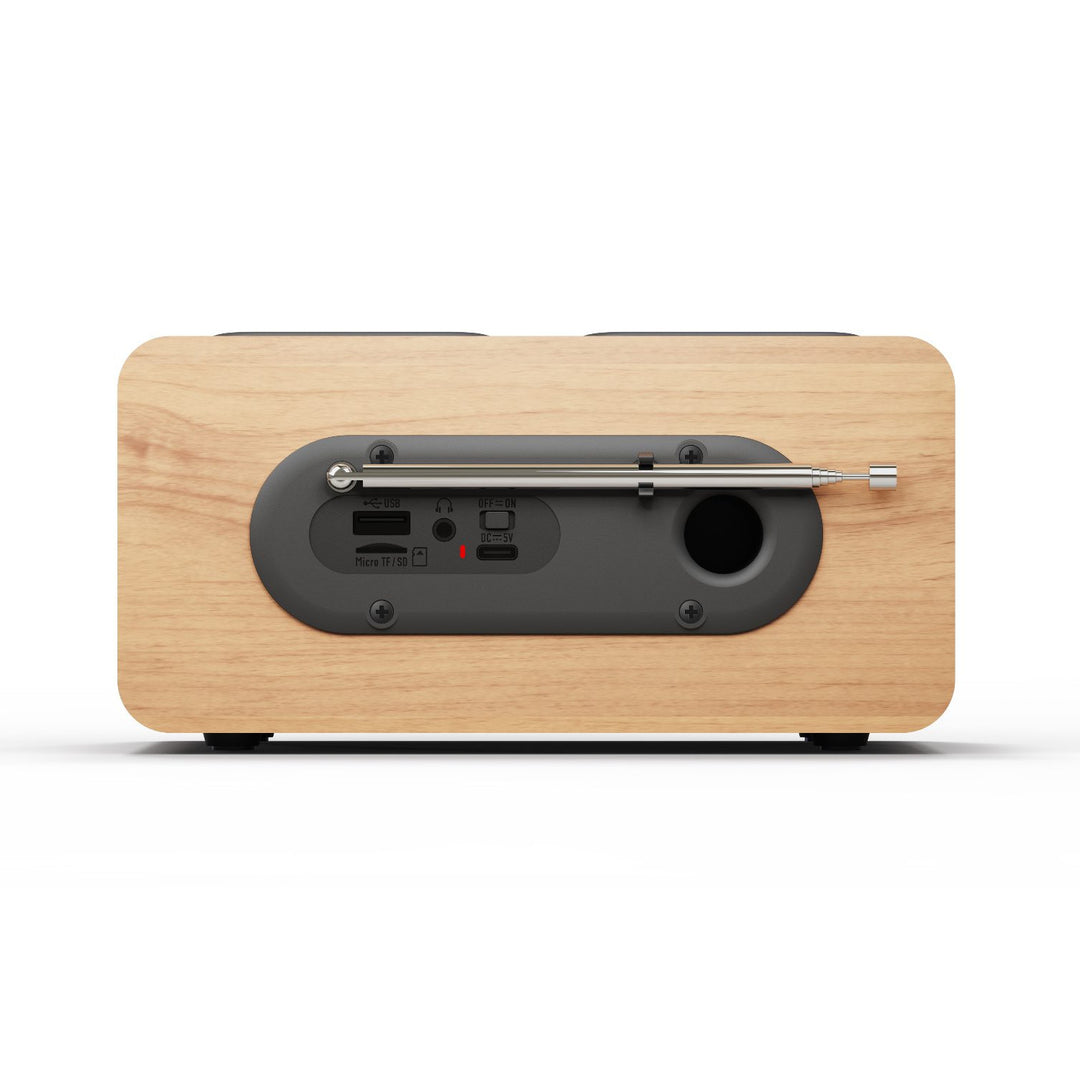 Prenosné rádio Blaupunkt, digitálne rádio DAB+ a FM tuner, Bluetooth, výstup na slúchadlá, USB a microSD prehrávač, LCD displej, funkcie hodín a budíka, napájanie nabíjateľnou batériou USB-C, DR10CR