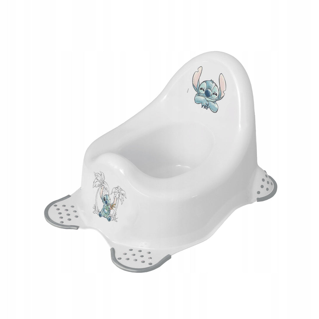 Protišmykový nočný stolík Keeeper Stitch, biely, max. 15 kg