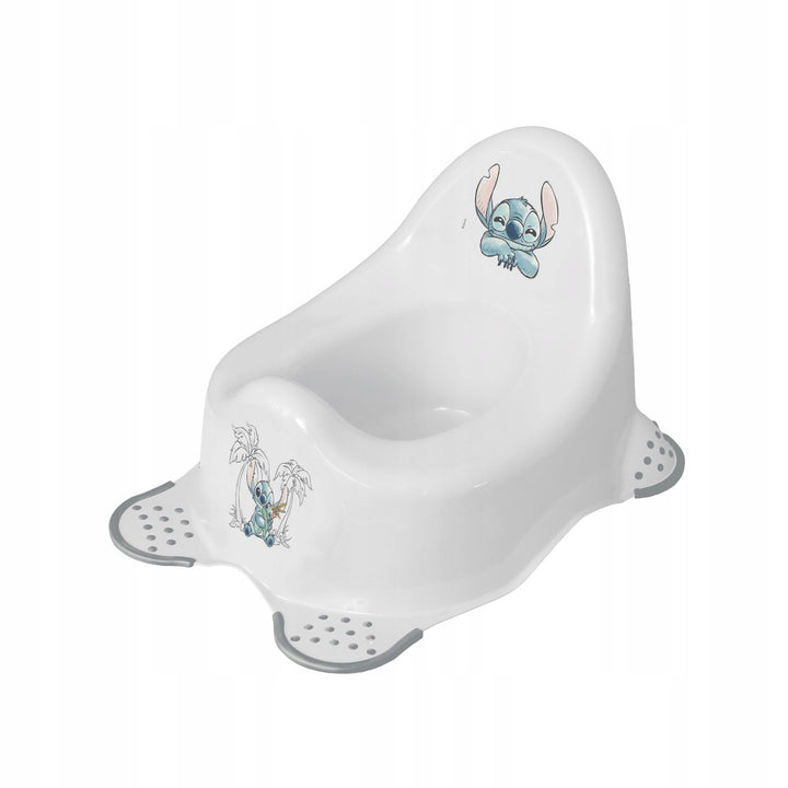 Protišmykový nočný stolík Keeeper Stitch, biely, max. 15 kg