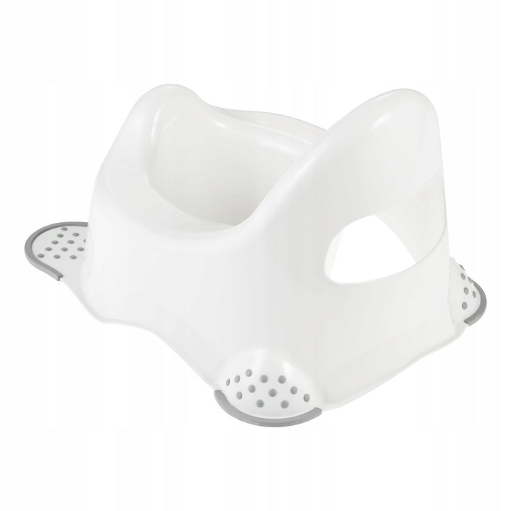 Protišmykový nočný stolík Keeeper Stitch, biely, max. 15 kg