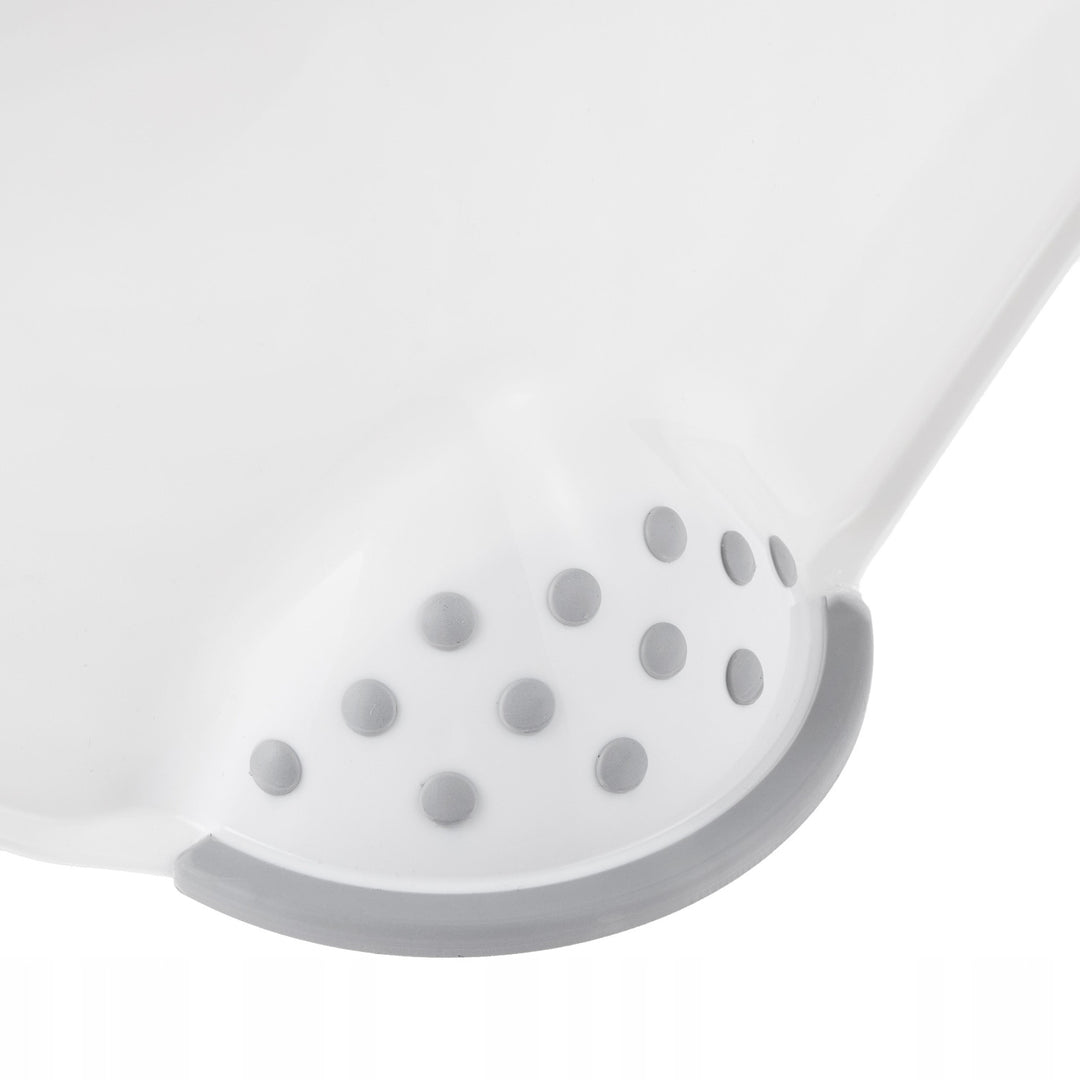 Protišmykový nočný stolík Keeeper Stitch, biely, max. 15 kg