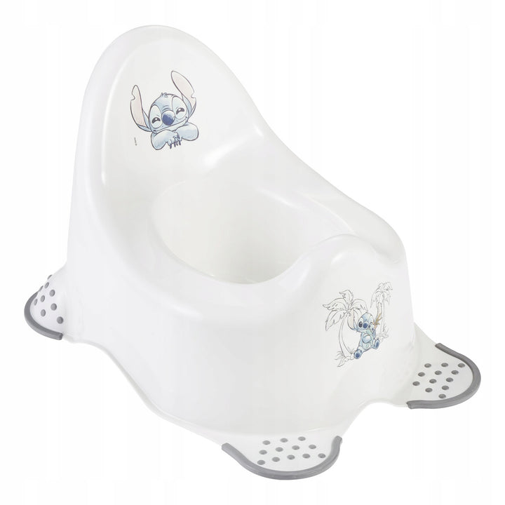 Protišmykový nočný stolík Keeeper Stitch, biely, max. 15 kg