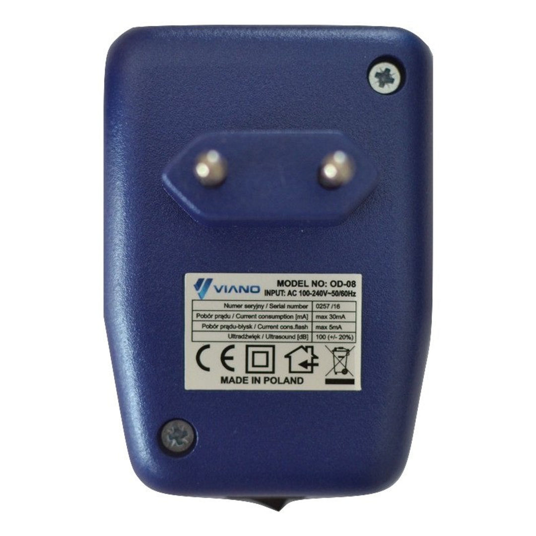 Repelent na hlodavce, kuny, potkany, myši Viano, bzučiak, blikajúca dióda, OD8