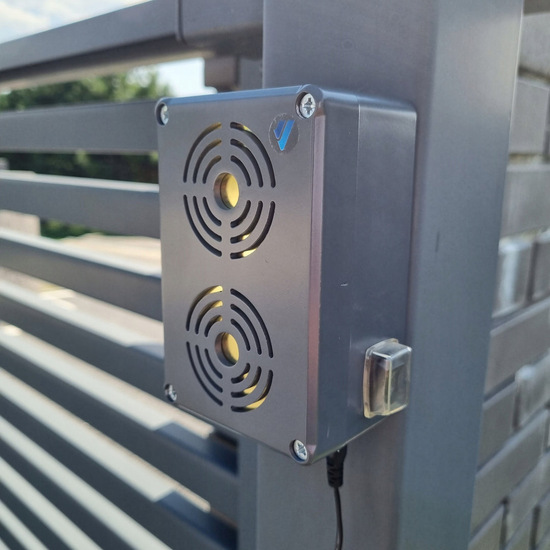 Odpudzovač hlodavcov, kún, potkanov, myší Viano, energeticky úsporný ultrazvukový generátor, IP65, Waterpro