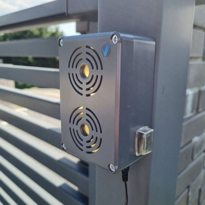 Odpudzovač hlodavcov, kún, potkanov, myší Viano, energeticky úsporný ultrazvukový generátor, IP65, Waterpro