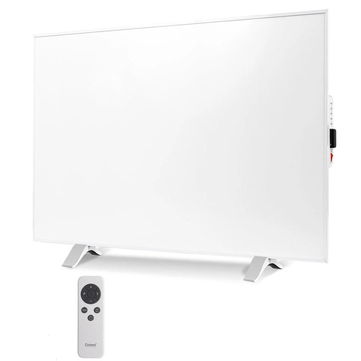 Infračervený ohrievač Cronos, 500 W, biely, vhodný pre alergikov, ultratenký, matný povrch, vyhrieva až 14 m2, Synthelith PRO CRP-500TWP White
