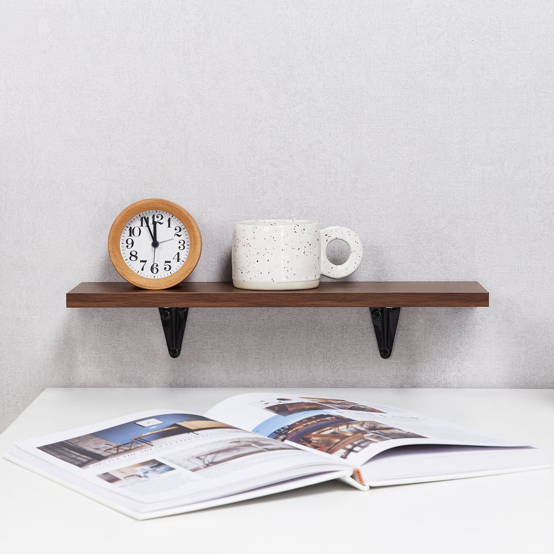 Nástenné police Maclean, sada 12 kusov, max. 8 kg, na montáž na stenu, MC-331