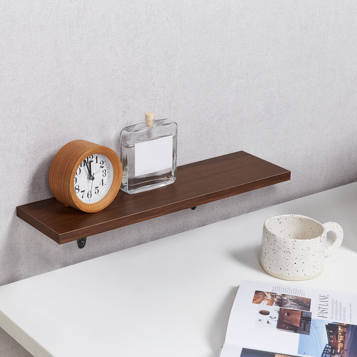 Nástenné police Maclean, sada 18 kusov, max. 8 kg, na montáž na stenu, MC-331