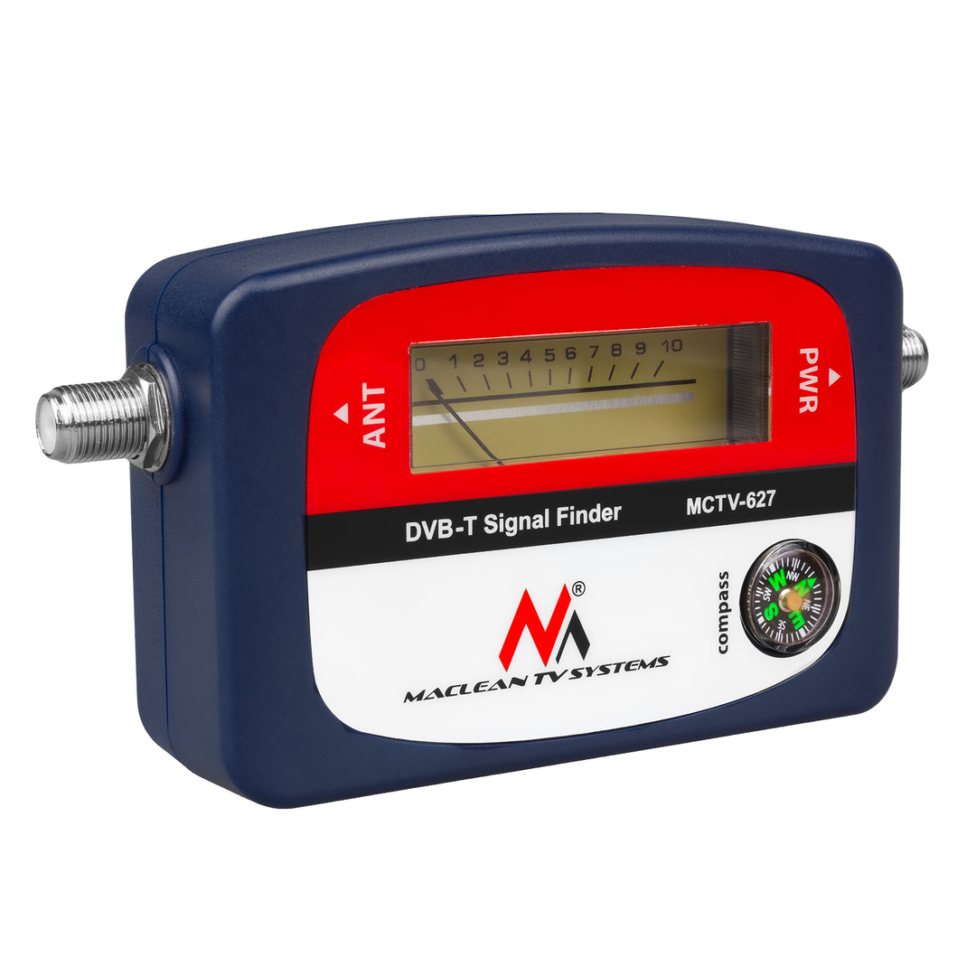 Maclean DVB-T TV meter, puzdro, kábel 25 cm F-F, MCTV-627 + 10x AA Varta Industrial batérie