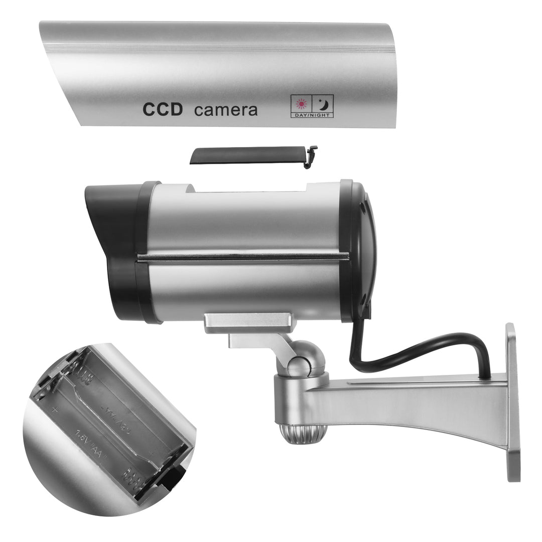 Atrapa kamery s blikajúcou LED IR1100 S IR externá + 2x Varta Industrial AA batérie