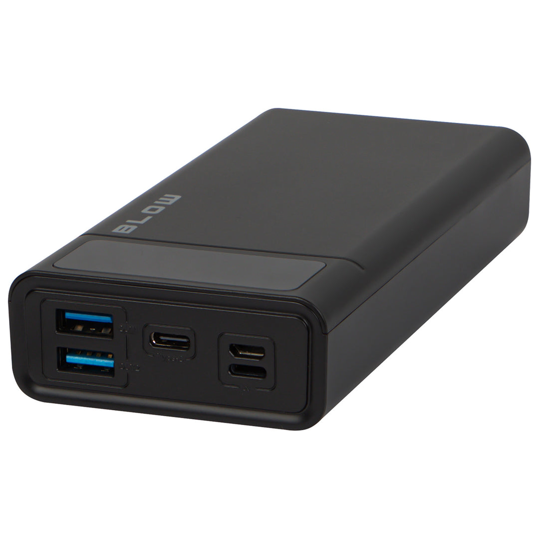 Powerbank 20 000 mAh PB20E QC+PD 20 W + Lightning, čierny, Blow