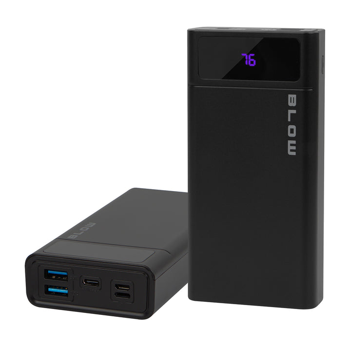 Powerbank 20 000 mAh PB20E QC+PD 20 W + Lightning, čierny, Blow