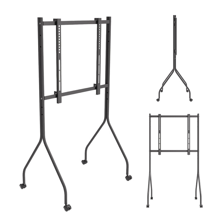 Stojan / vozík na televízor Maclean, na kolieskach, 37–80", max. zaťaženie 50 kg, max. VESA 600 × 400, čierny, MC-180 B