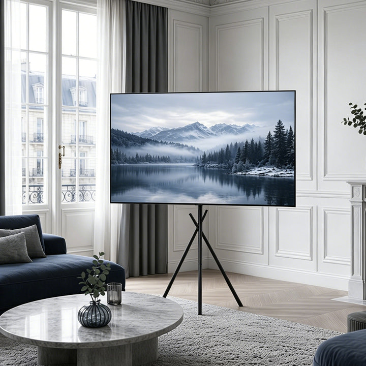 Držiak / podlahový stojan na televízor Maclean, 37–80", max. VESA 600×400, max. 60 kg, MC-182 B