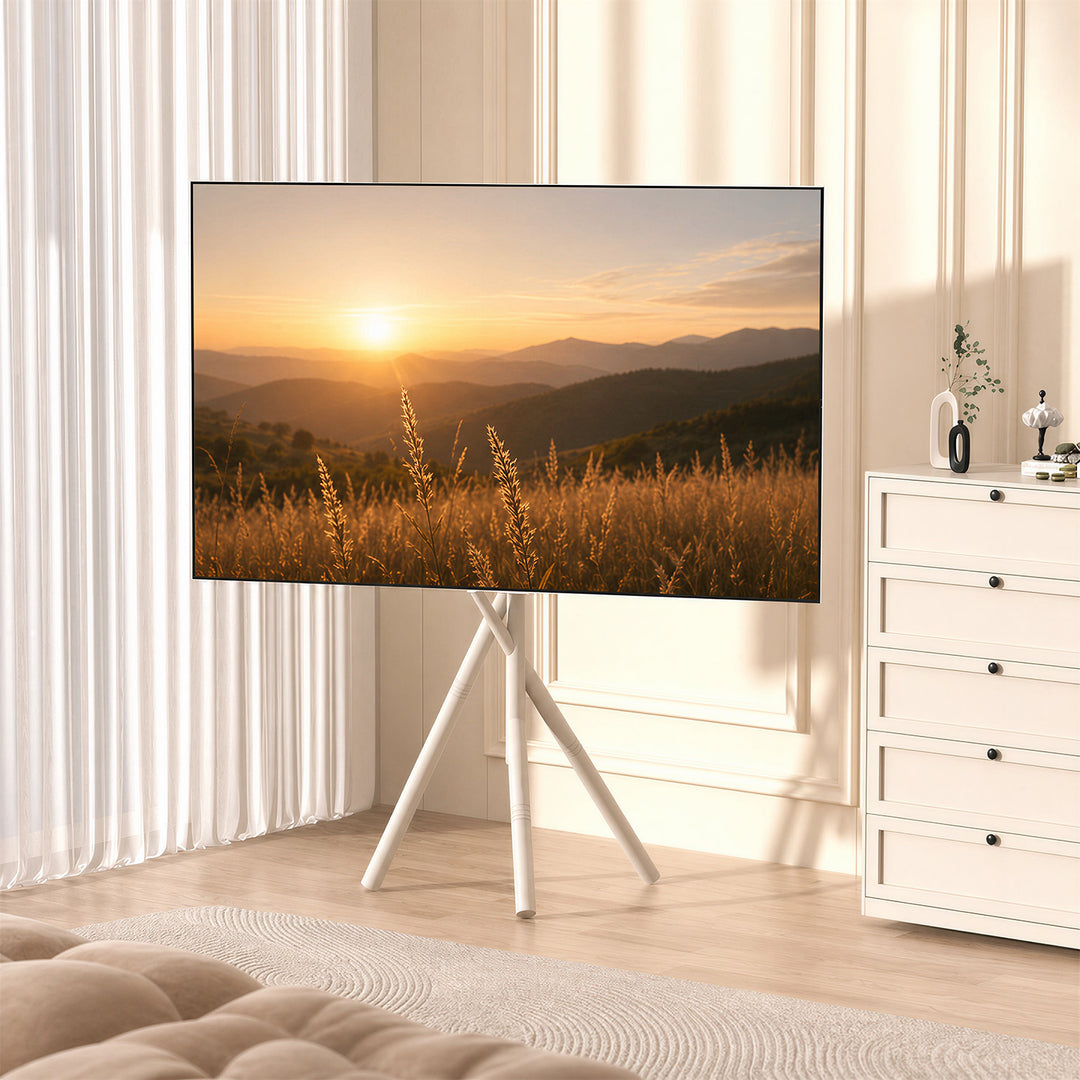 Držiak / podlahový stojan na televízor Maclean, 37–80", max. VESA 600×400, max. 60 kg, MC-182 W