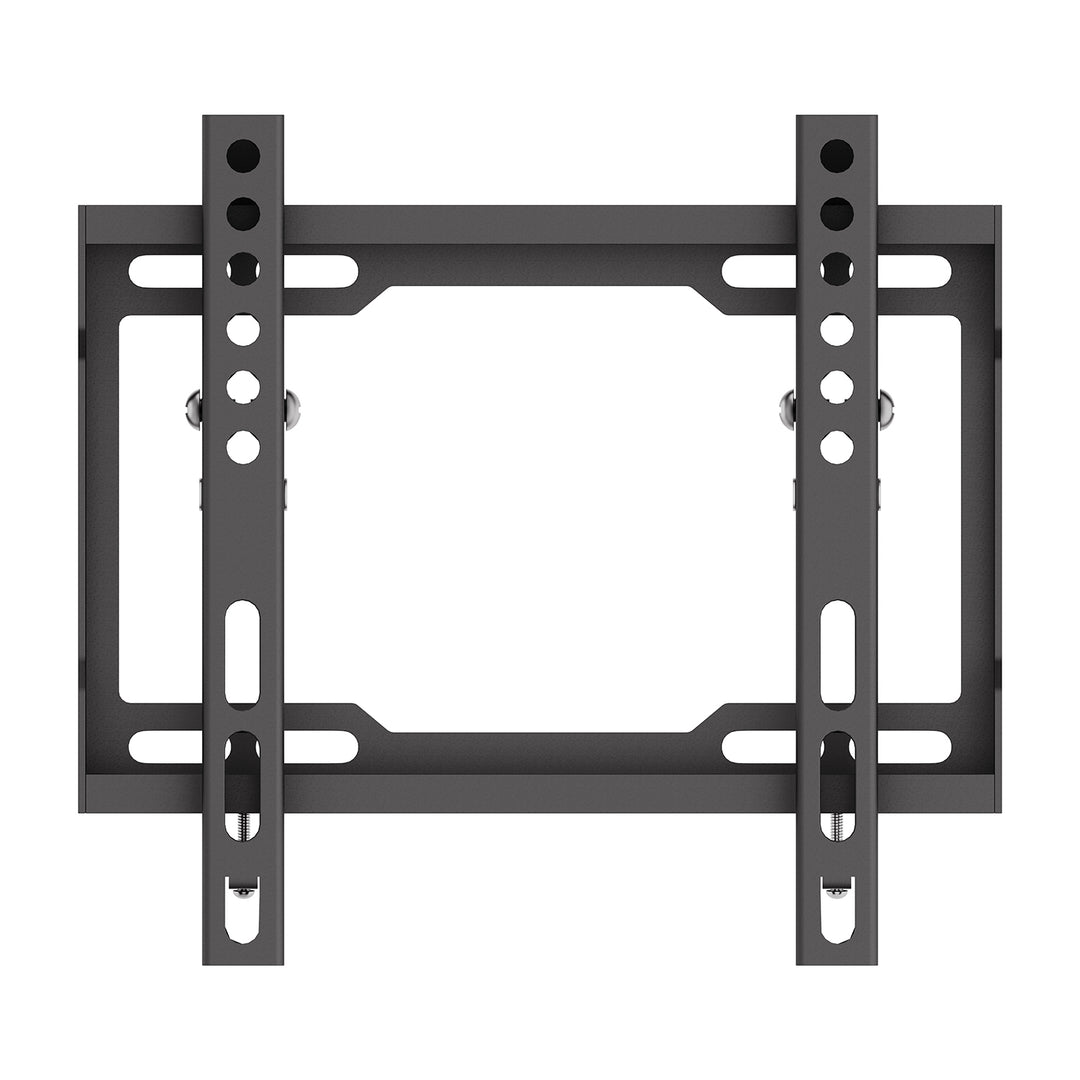 Držiak / záves na televízor Maclean, max. VESA 200x200, 13–43", do 45 kg, čierny, nastaviteľný sklon 0°–-8°, MC-186