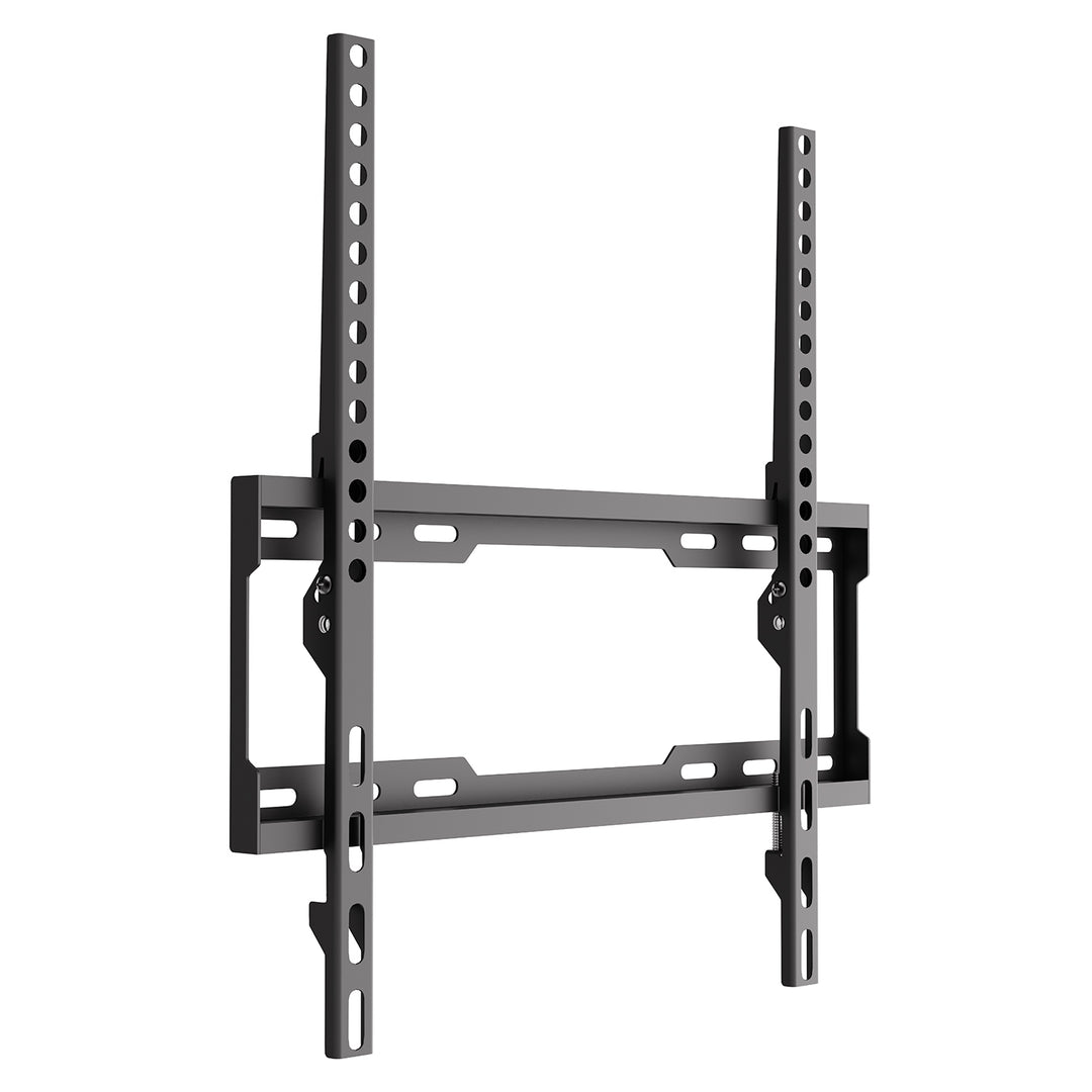 Držiak / záves na televízor Maclean, max. VESA 400x400, 32–75", do 45 kg, čierny, nastaviteľný sklon 0°–-8°, MC-187