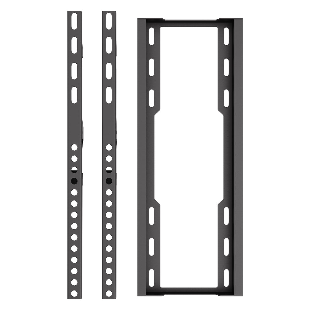 Držiak / záves na televízor Maclean, max. VESA 400x400, 32–75", do 45 kg, čierny, nastaviteľný sklon 0°–-8°, MC-187