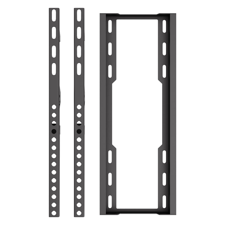 Držiak / záves na televízor Maclean, max. VESA 400x400, 32–75", do 45 kg, čierny, nastaviteľný sklon 0°–-8°, MC-187