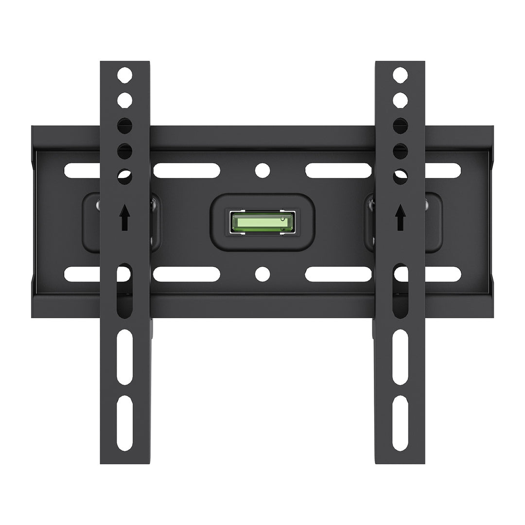 Držiak / záves na televízor Maclean, max. VESA 200x200, 13–43", do 45 kg, čierny, nastaviteľný sklon +2° až –10°, MC-189