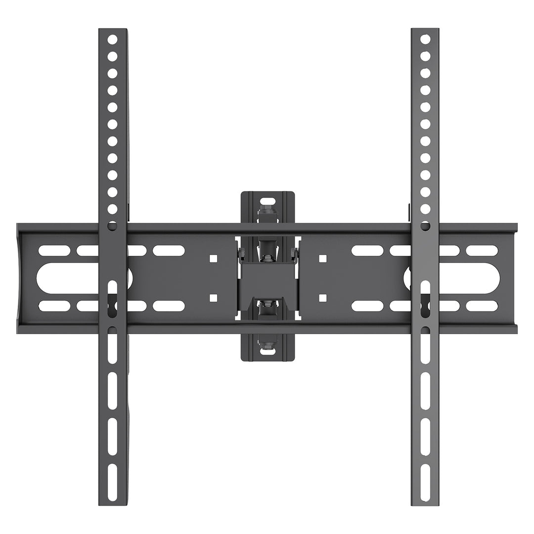 Držiak / záves na televízor Maclean, max. VESA 400x400, 32–55", do 30 kg, čierny, nastaviteľný sklon +2° až –10° a otočenie +90° až –90°, MC-191