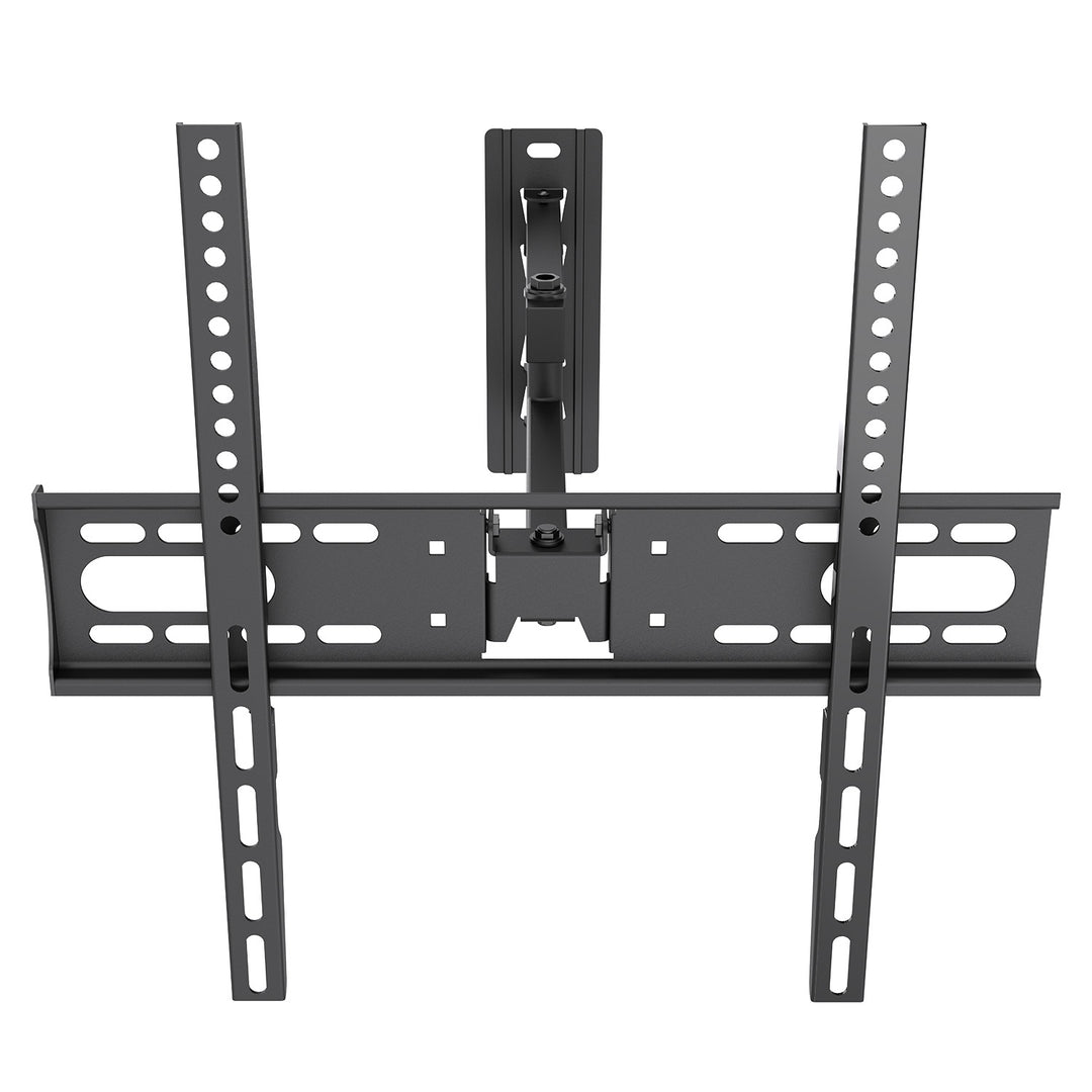 Držiak / záves na televízor Maclean, max. VESA 400x400, 32–55", do 30 kg, čierny, nastaviteľný sklon +2° až –10° a otočenie +90° až –90°, MC-191
