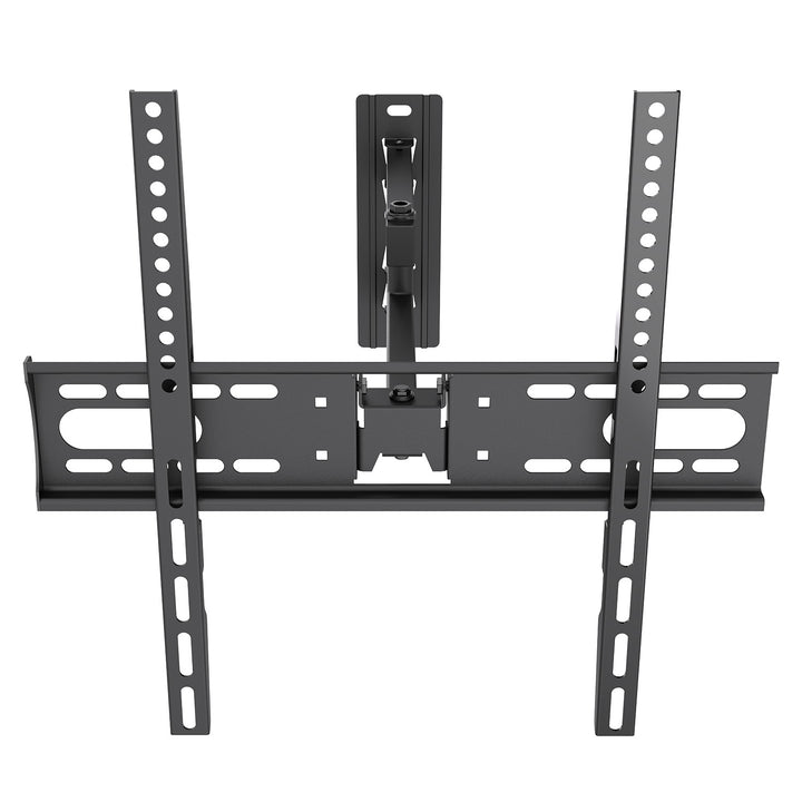 Držiak / záves na televízor Maclean, max. VESA 400x400, 32–55", do 30 kg, čierny, nastaviteľný sklon +2° až –10° a otočenie +90° až –90°, MC-191