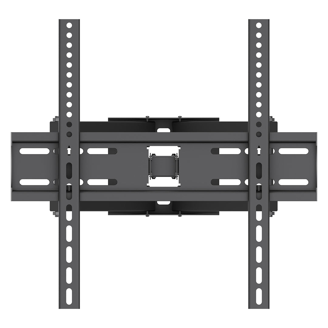 Držiak / záves na televízor Maclean, max. VESA 400x400, 32–70", do 40 kg, čierny, nastaviteľný sklon +12°~-12° a otočenie +60°~-60°, MC-192
