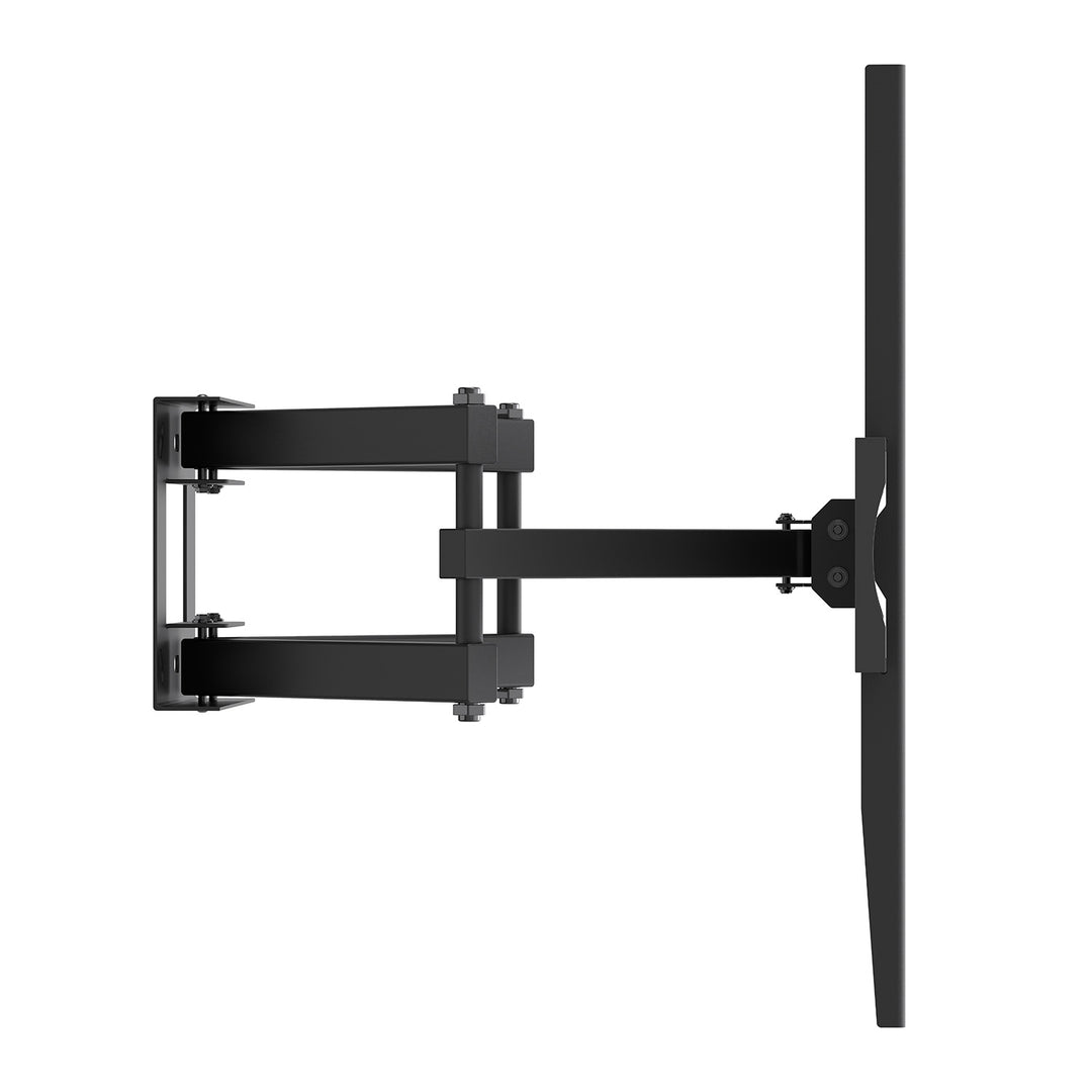 Držiak / záves na televízor Maclean, max. VESA 400x400, 32–70", do 40 kg, čierny, nastaviteľný sklon +12°~-12° a otočenie +60°~-60°, MC-192