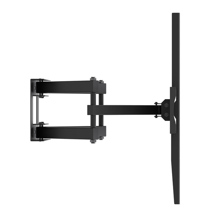 Držiak / záves na televízor Maclean, max. VESA 400x400, 32–70", do 40 kg, čierny, nastaviteľný sklon +12°~-12° a otočenie +60°~-60°, MC-192