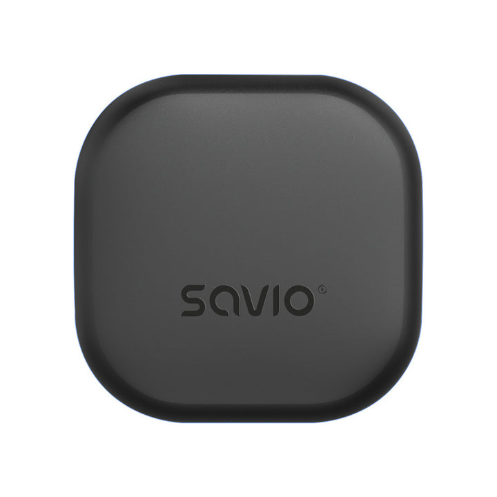 Bezdrôtové slúchadlá Savio, Bluetooth 5.3, ANC, USB-C, čierne