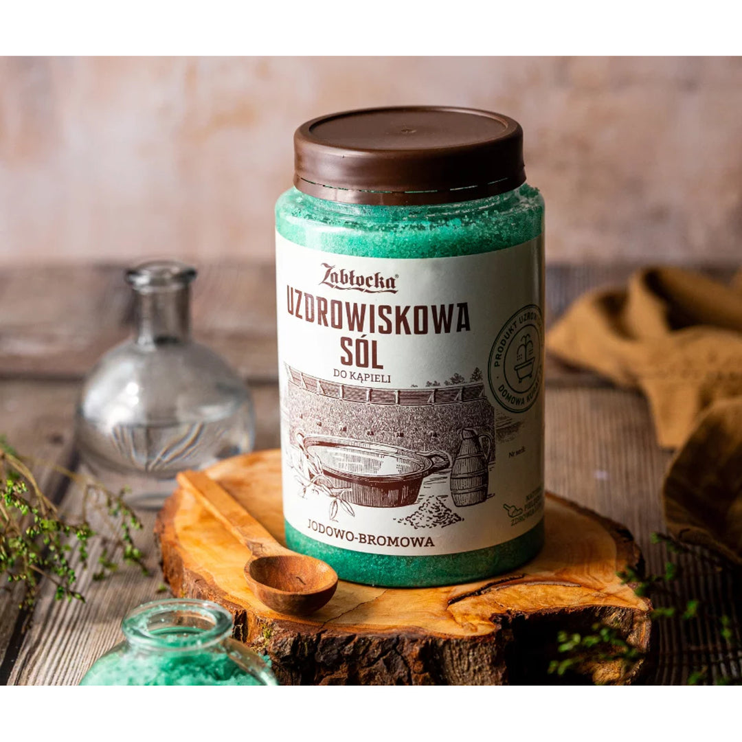 Kúpeľná soľ Zablocka, jódovo-brómová, do kúpeľa, 1,2 kg