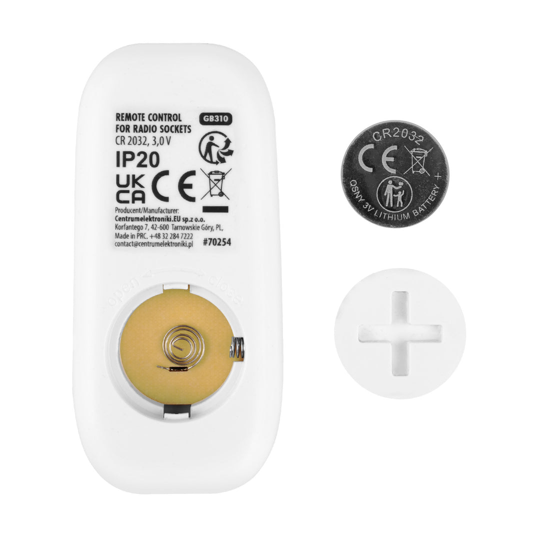 Diaľkovo ovládané zásuvky GreenBlue, 3 ks, programovateľné, dosah do 30 m, 220–240 V striedavého prúdu, 50/60 Hz, 16 A, 433 MHz, GB313 F