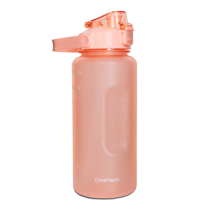 Fľaša Coolpack, 2000 ml, PETG, pastelovo broskyňová, Cancan Z25028