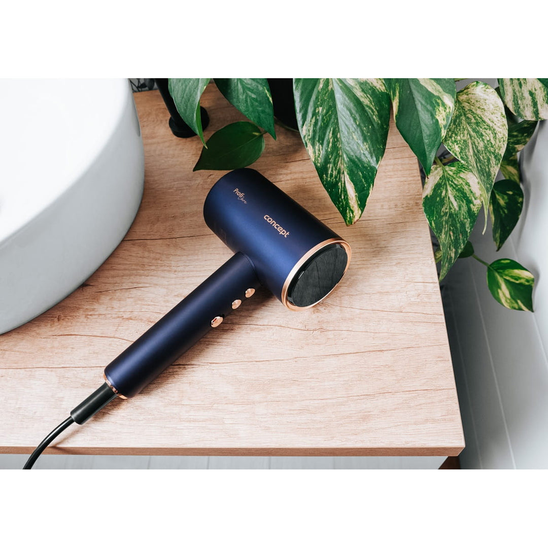 Koncepcia Fén ProfiCare, motor BLDC, magnetické nástavce, funkcia Oil Therapy, detský režim, funkcia Cold Mode, VV8100