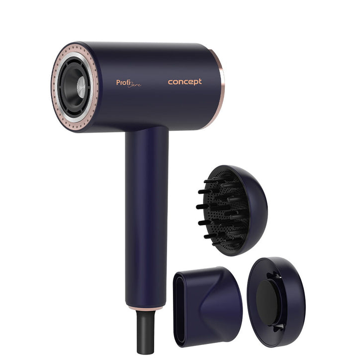 Koncepcia Fén ProfiCare, motor BLDC, magnetické nástavce, funkcia Oil Therapy, detský režim, funkcia Cold Mode, VV8100