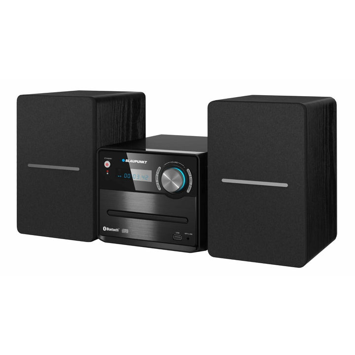 Mikrosystém Blaupunkt, výkon 30 W, FM rádio, konektor AUX, konektor USB, Bluetooth, MS13BT