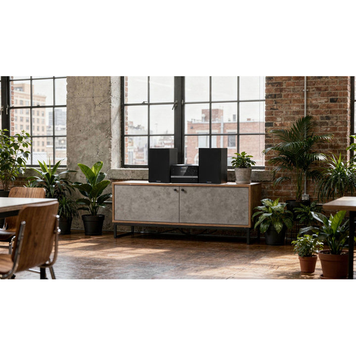 Mikrosystém Blaupunkt, Bluetooth, FM rádio, výkon 20 W RMS, hodiny s funkciou budíka, CD/MP3/USB/AUX, MS9BT