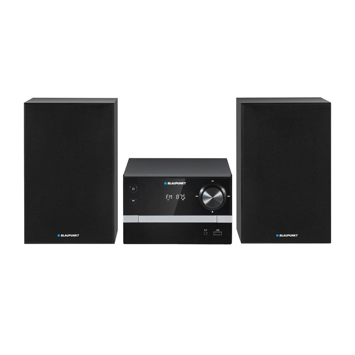 Mikrosystém Blaupunkt, Bluetooth, FM rádio, výkon 20 W RMS, hodiny s funkciou budíka, CD/MP3/USB/AUX, MS9BT