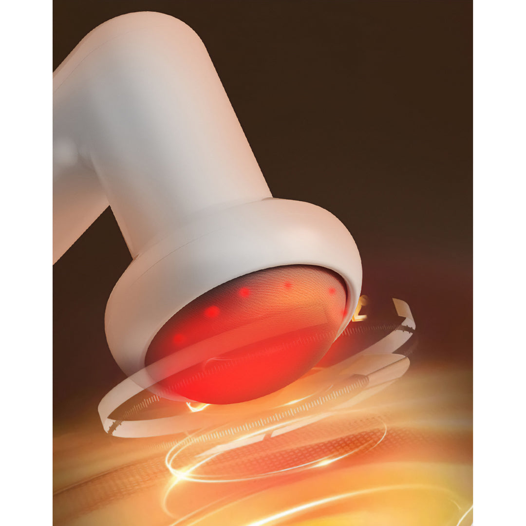 Masážny prístroj proti celulitíde, MEDIA-TECH, masážna pištoľ, 5 masážnych hlavíc, 6 rýchlostí, MT6536