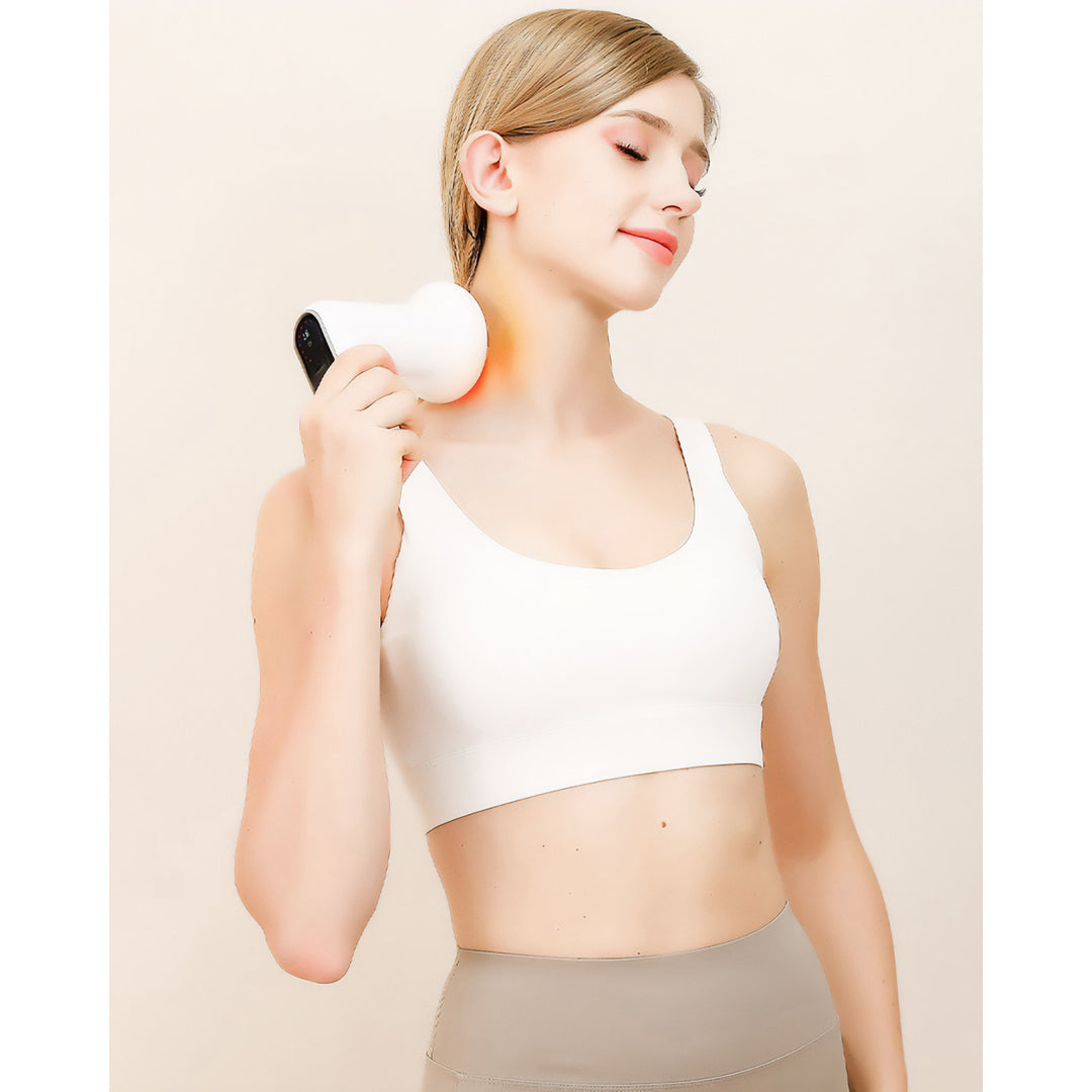 Masážny prístroj proti celulitíde, MEDIA-TECH, masážna pištoľ, 5 masážnych hlavíc, 6 rýchlostí, MT6536