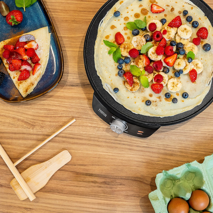Palačinkovač Teesa, elektrická palacinková panvica, priemer platne 30 cm, výkon 1200 W, TSA3235
