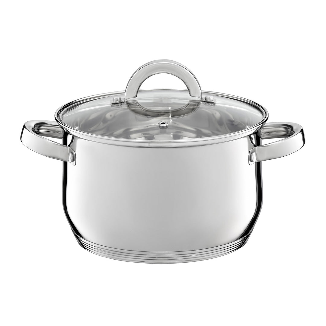 Súprava riadu Ambition, nerezová oceľ, 8 dielov, hrubé dno, Berry