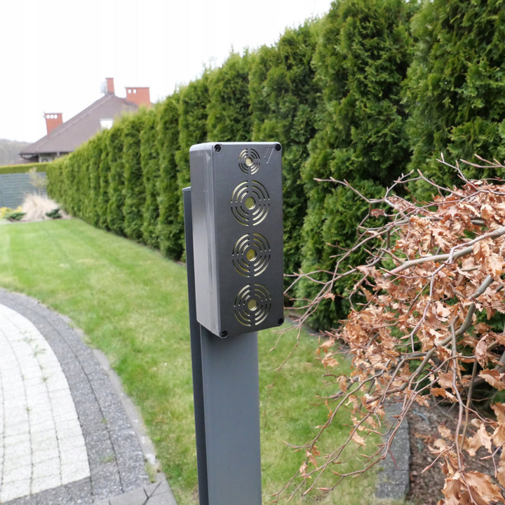 Odpudzovač Viano pre hlodavce, kuny, myši a potkany, štyri ultrazvukové vysielače, 4Ah Li-ion batéria, King