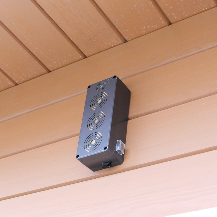 Odpudzovač Viano pre hlodavce, kuny, myši a potkany, štyri ultrazvukové vysielače, 4Ah Li-ion batéria, King