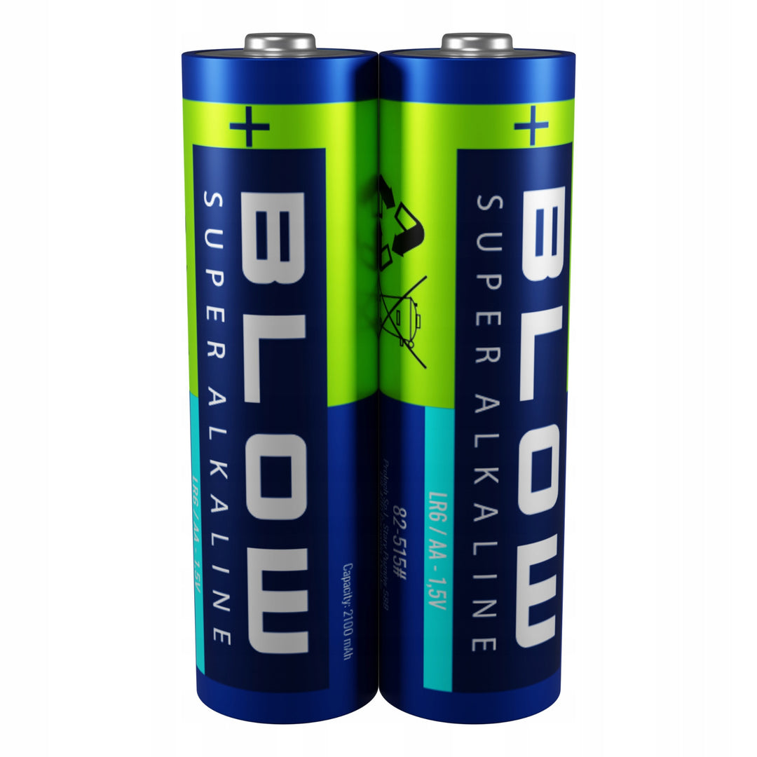 Alkalické AA batérie Blow, LR6, napätie 1,5 V, sada 40 kusov