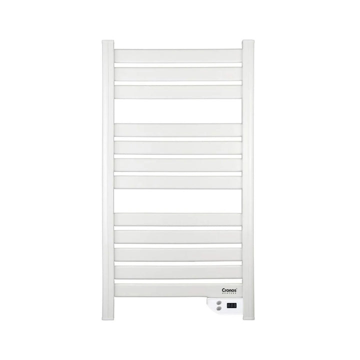 Elektrický kúpeľňový ohrievač Cronos, výkon 500 W, vykurová miestnosti do 6 m², LCD displej, funkcie AUTO, TIMER a detekcia otvoreného okna, TW-500