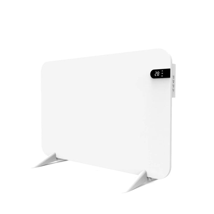 Elektrický ohrievač Cronos, biely, výkon 450 W, vykurová miestnosti do 14 m², vstavaný termostat, diaľkové ovládanie, funkcia detekcie otvoreného okna, vrátane podstavcov, WFH-450TW