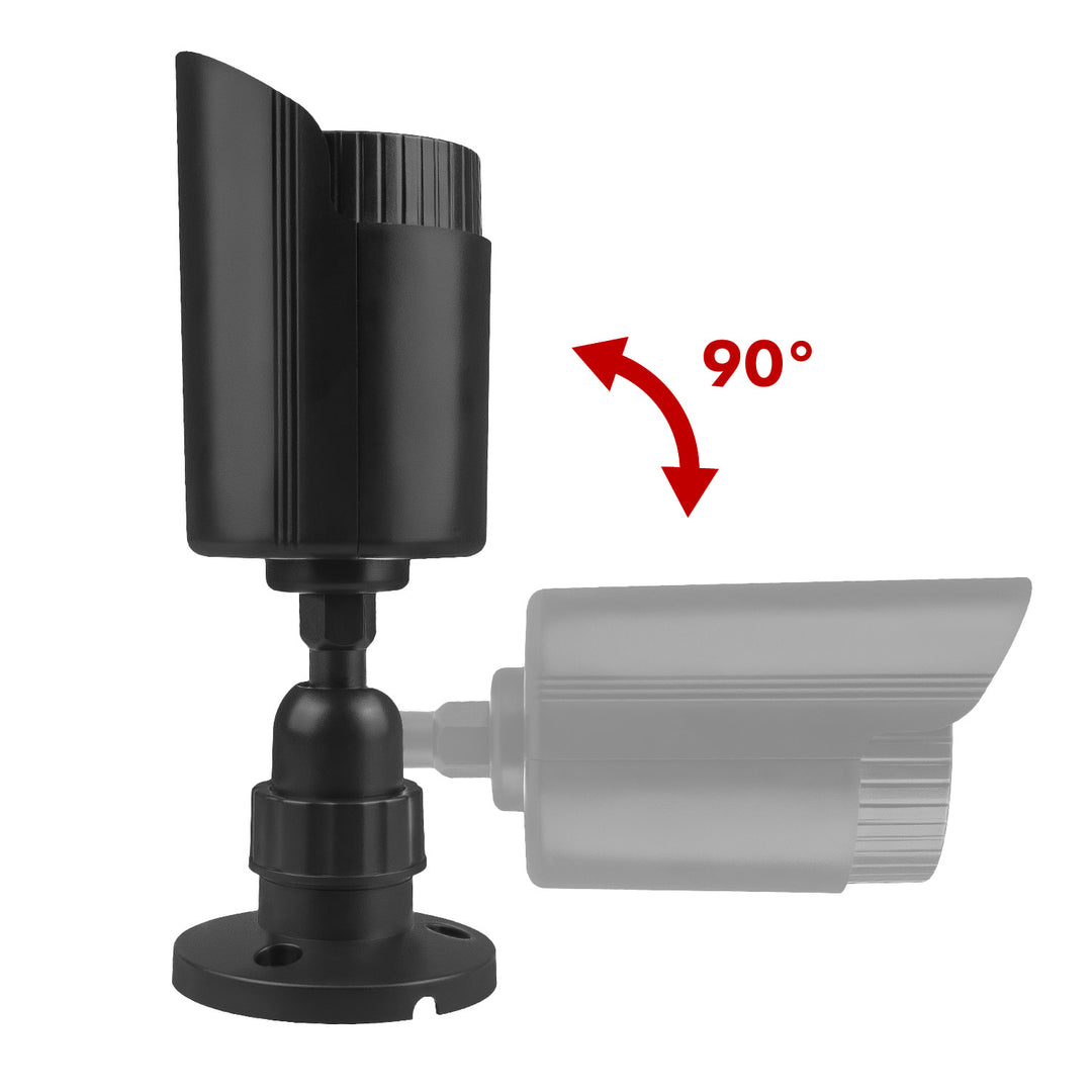 Sada dvoch atrapových kamier, IR LED diódy, čierna farba, napájanie 2xAA (súčasť balenia), ABS, IR1800 BT